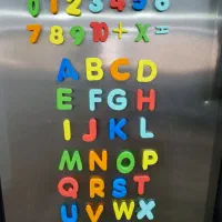 حروف و اعداد انگلیسی مگنتی(اهنربایی)