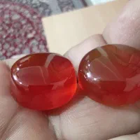 ۲ نگین معدنی انگشتر