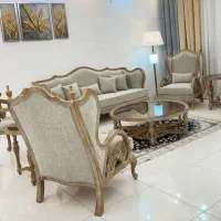 مبل کلاسیک مدل کین|مبلمان خانگی و میز عسلی|رشت, سیا اسطلخ|دیوار