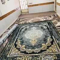 یک جفت فرش گل برجسته کاملا نو تو پلاستیک|فرش|اسفراین, |دیوار