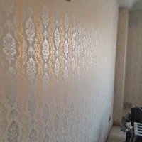 نقاشی طرح کاغذ دیواری با رنگ نانو،نقاشی ساختمان|خدمات پیشه و مهارت|همدان, |دیوار