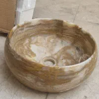 کاسه روشویی سنگی گرد|لوازم سرویس بهداشتی|بجنورد, |دیوار