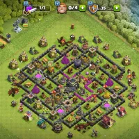 اکانت کلش آف کلنز تازه رفتم تان۹|کنسول، بازی ویدئویی و آنلاین|لاهیجان, بوجایه|دیوار