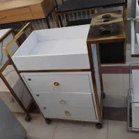 تجهیزات آرایشگاه ترولی پلاستیکی و ام دی اف|آرایشگاه و سالنهای زیبایی|شیراز, سینما سعدی|دیوار