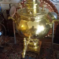 سماور برنجی قدیمی ذغالی