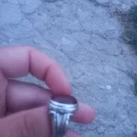 انگشتر نقره رکاب دست ساز دومهر عقیق کهنه|جواهرات|ملایر, |دیوار