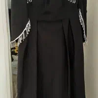 لباس مشکی مجلسی بند در حد نو سایز ۴۶ ۴۸