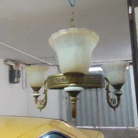 لوستر ۳ شاخه طرح برنز بدون خط وخش|لوستر و چراغ آویز|تهران, دانشگاه شریف|دیوار