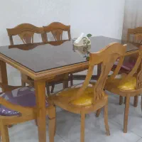 فروش میز و صندلی تمام چوب راش و پیشخوان