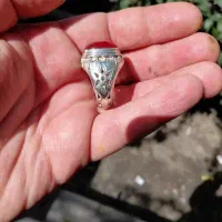 انگشتر نقره جواد قزوین