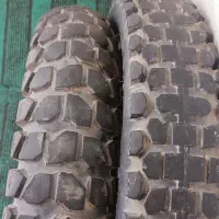 دو عدد لاستیک موتور