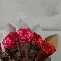 شاخه گل روز (زن)|گل مصنوعی|بروجرد, |دیوار