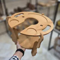 استند قلیان چوبی