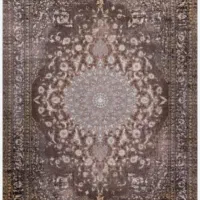 قالی نگین مشهد ۷۰۰ شانه با دوروز چرم