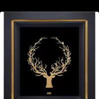 تابلو ورق طلا