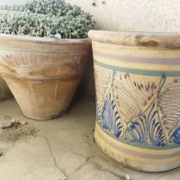 دو عدد گلدان بزرگ