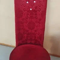 صندلی چوبی، صندلی مخمل، ستون، چارپایه