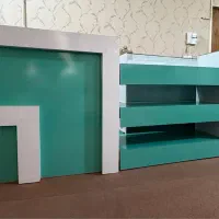 فروش ست کامل پیشخوان و کانتر فروشگاهی با شیشه رو