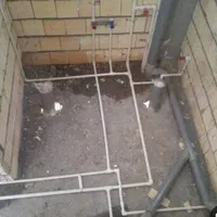 لوله کش آب و فاضلاب حتئ یک مترنصب وسرویس شیرآلات