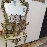 آینه شمعدان برنز|آینه|ایلام, |دیوار