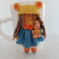 ماگ عروسکی|ظروف سرو و پذیرایی|قم, باغ کرباسی|دیوار