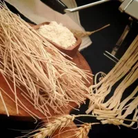 رشته پلویی وآش خانگی