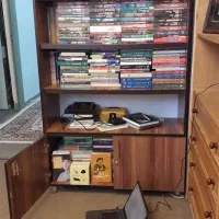 کتابخانه بسیار بزرگ و مستحکم و جا دار|کتابخانه، شلف، قفسههای دیواری|مشهد, الهیه|دیوار