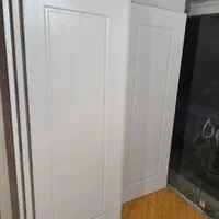 درب چوبی اتاقی سرویسی حمام ورودی ممبران PVC ضدآب|مصالح و تجهیزات ساختمان|کرج, خرمدشت|دیوار