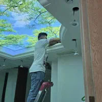 سقف یکپارچه آسمان و طبیعت