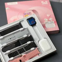 ساعت هوشمند x33 mini همراه ایرپاد و ۵بند(درب منزل)