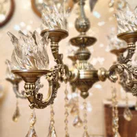 لوستر دوگل بزرگ ۴ شاخه ۸ لامپه (اصل/طوق بزرگ ساده)|لوستر و چراغ آویز|تبریز, |دیوار