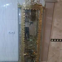 ساعت بورنجی وبوفه برنجی|بوفه، ویترین، کنسول|اهر, |دیوار