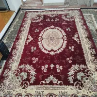 فرش شش متری لاکی رنگ در حد نو