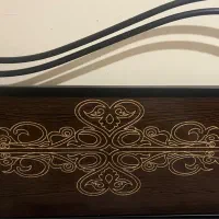 تخت خواب تک نفره فرفوژه و‌چوب