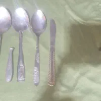 چند عدد قاشق و کارد و چنگال قدیمی ژاپنی|کلکسیون اشیاء عتیقه|کردکوی, |دیوار