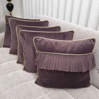 کاور کوسن مخمل سایز ۴۰ در ۴۰