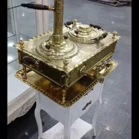 منقل سماور انتیک اصفهان اب طلا ۲۴