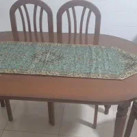 میز ناهار خوری ۶ نفره چوب|میز و صندلی غذاخوری|شیراز, سجادیه|دیوار