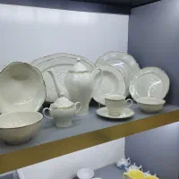 سرویس چینی فله استخوانی|ظروف سرو و پذیرایی|قائن, |دیوار