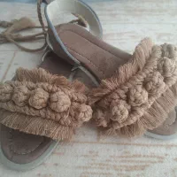 صندل دستباف مکرومه