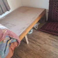 تخت یکنفره چوبی|تخت و سرویس خواب|نوشهر, |دیوار