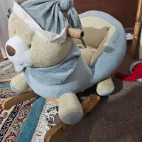 صندلی غذای کودک و صندلی راک کودک یا گهواره ای|تخت و صندلی بچه|کرمانشاه, |دیوار