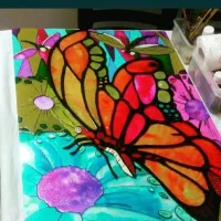 آموزش ویترای(نقاشی رو شیشه)|خدمات آموزشی|فردیس, خیام شرقی|دیوار