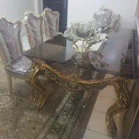 میزغذاخوری ۸نفره|میز و صندلی غذاخوری|اهواز, گلستان|دیوار