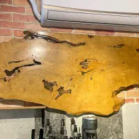 میز صفحه اسلب روستیک