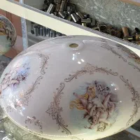 چینی و سرامیک لوستر آباژور وقطعات لوستر|لوستر و چراغ آویز|اردبیل, |دیوار