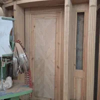 درب لابی تمام چوب فروش ویژه