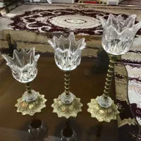 لوستر دوعدد هشت شاخه ویک عدد سه شاخه|لوستر و چراغ آویز|محمدشهر, همایون ویلا|دیوار