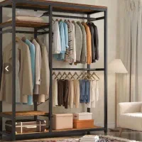 رگال لباس لوله ، پروفیل ، چوب با بهترین متریال|مبلمان خانگی و میز عسلی|بیرجند, |دیوار