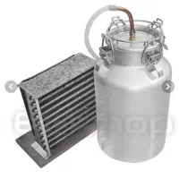 دیگ گلاب گیر همراه با فن خنک کننده